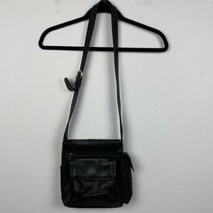 Fossil Classic 75082 Black Leather Shoulder Bag